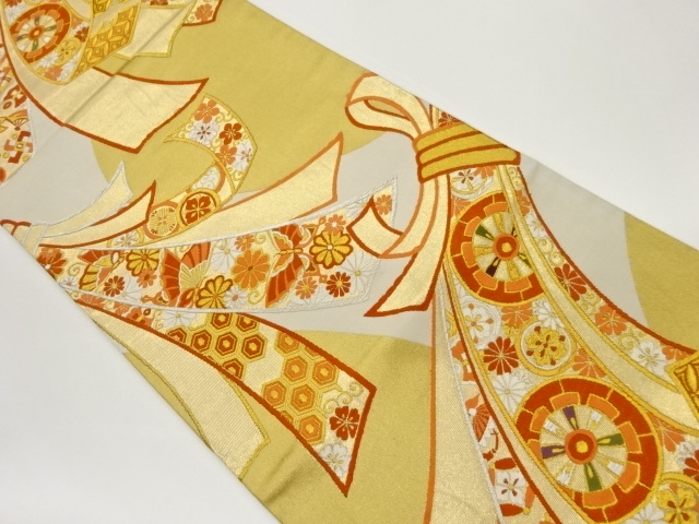 JAPANESE FUKURO OBI / WOVEN NOSHI PATTERN